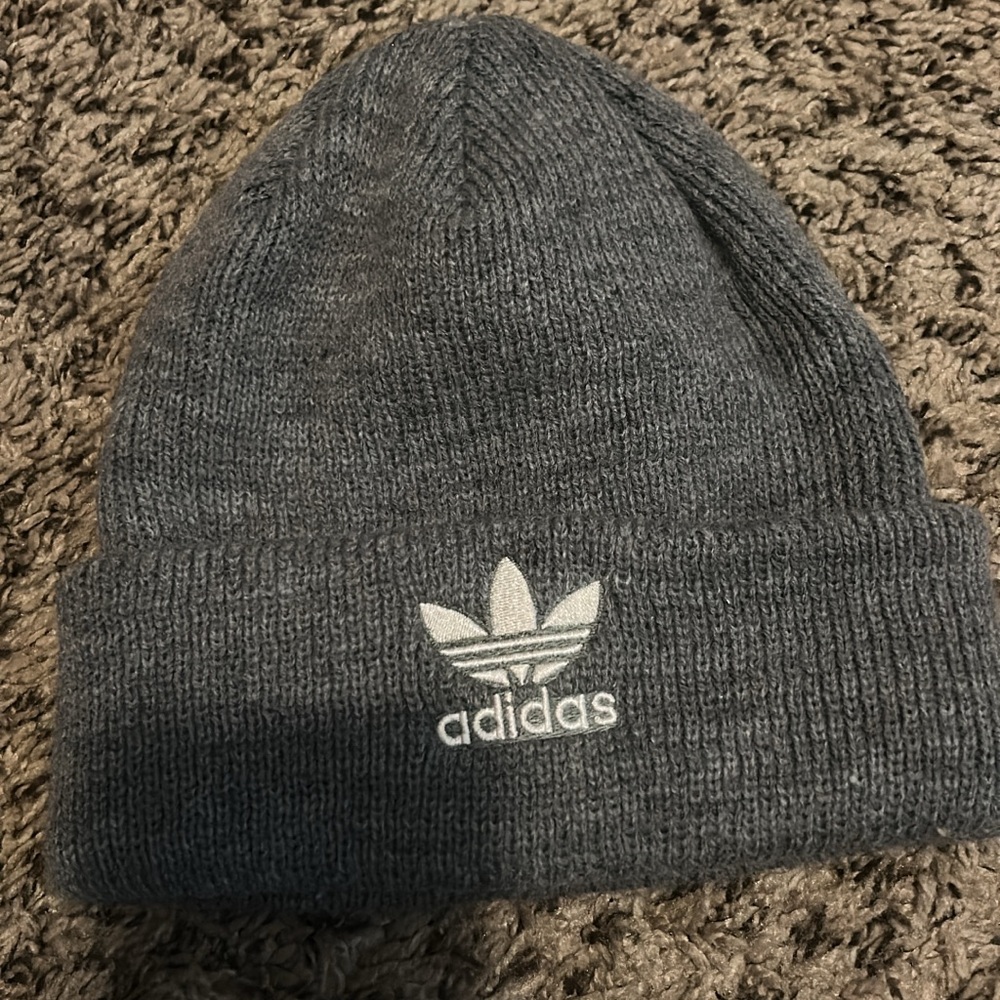 Adidas Dark Gray Knit Hat